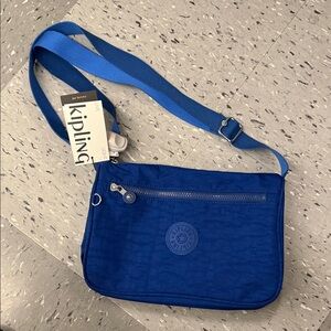 Kipling Royal Blue Messenger Bag